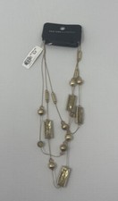 New York And Company Gold Multicolor Necklace Sparkle Brand New With Tag
