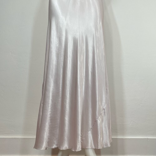 VTG 30s 40s Nightgown Rayon ? V-Neck Lavender Bias Cut ( See Flaws Distressed - Bild 16 von 18