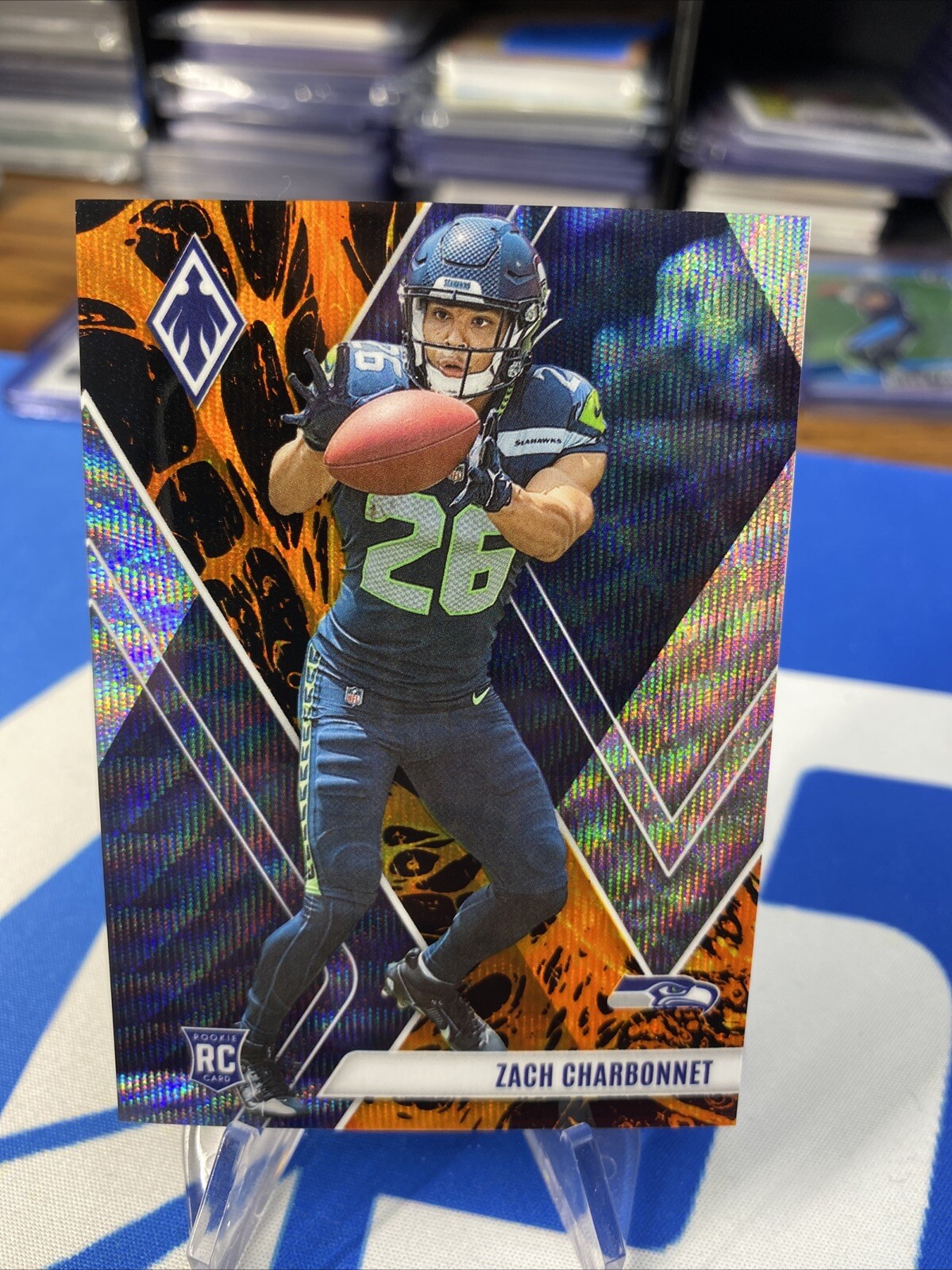 2023 Panini Phoenix Zach Charbonnet RC Lava /175