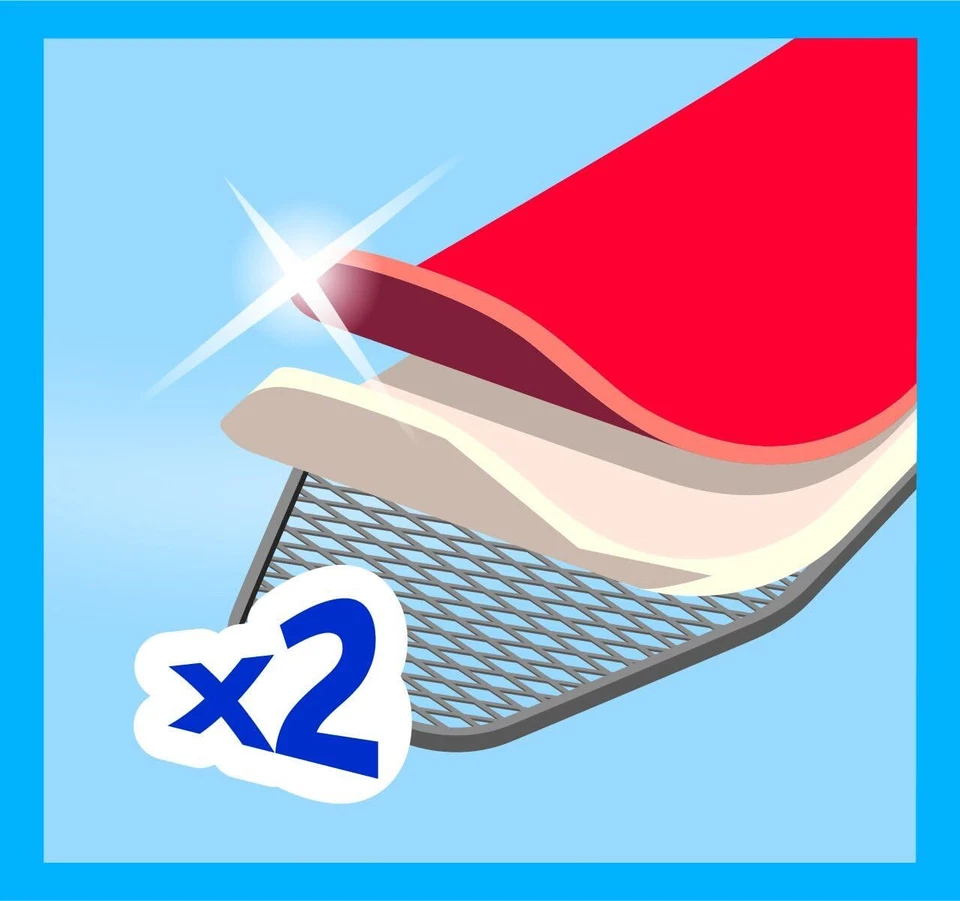 Bügelbrettbezug für Dampfbügelstation, Bügelbretter von 120–130 x 38-45 cm, Grau - Bild 2 von 4