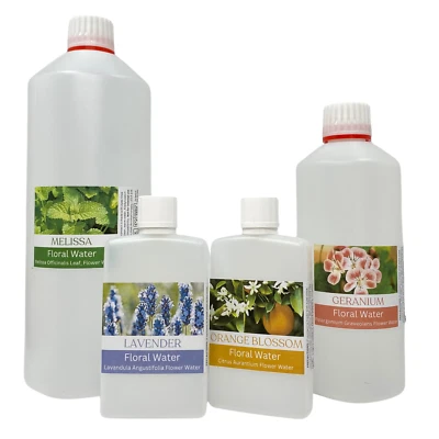 JUST AROMATHERAPY Floral Water - Hydrosol - Rose - Lavender - Orange - Witch Hazel - Chamomile