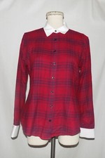 Brooks Brothers Cotton Flannel Plaid Classic Fit Button-Down Shirt Long Sleeve 6