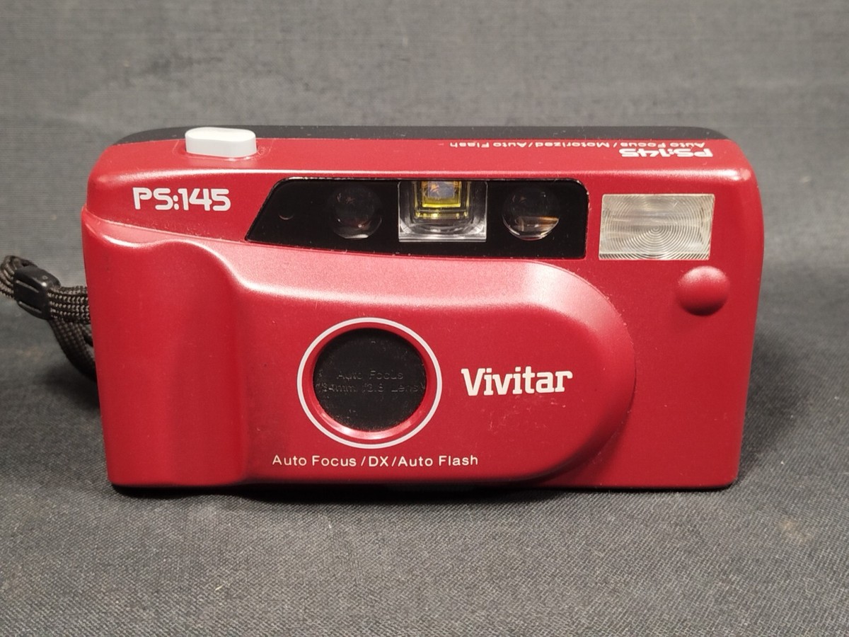 VIVITAR PS:145 AF POINT SHOOT FILM CAMERA 35mm TESTED WORKING