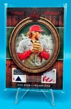 2022 Panini Diamond Kings #PM-AB Alec Bohm Portrait Materials Red Dual Relic /8
