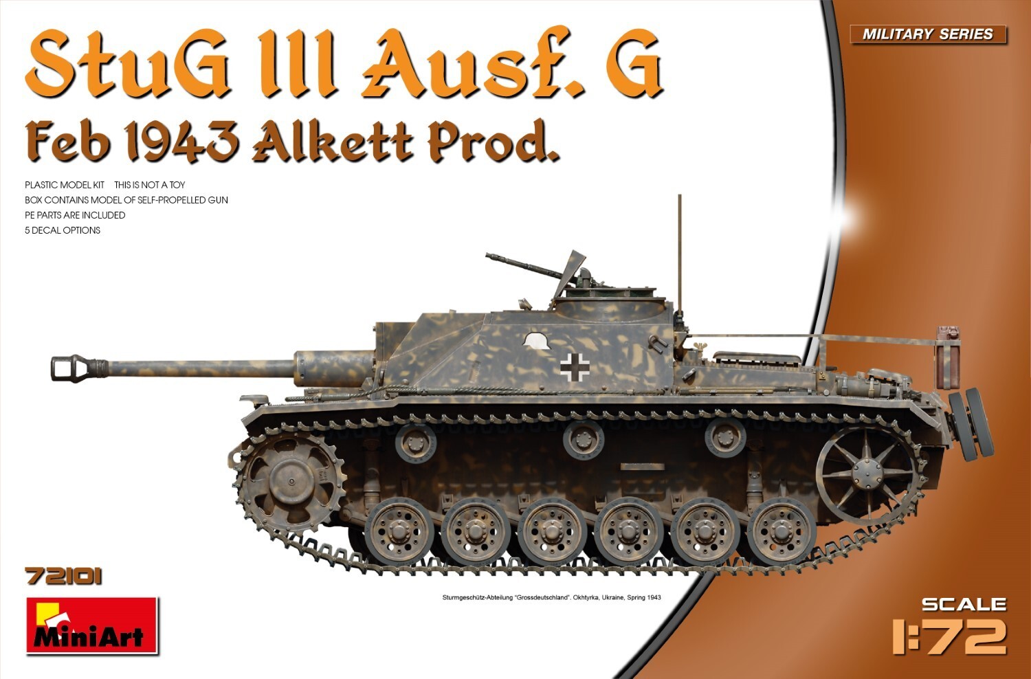 MiniArt 1:72 Scale - Stug III Ausf.G Feb 1943 Alkett Model Kit 72101