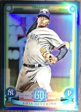 2019 Topps Gypsy Queen Luis Severino Chrome Indigo Refractors #235 SP /150
