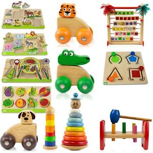 Kinderspielzeug Ab 1 Jahr Holz Spuckefest Verschiedene Motive Kinder Spielzeug Ebay