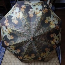 VTG Renoir Umbrella Parasol Impressionist Artist Art 34