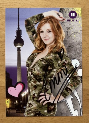 Emmi AK RTL2  - Berlin Tag und Nacht Autogrammkarte original handsigniert