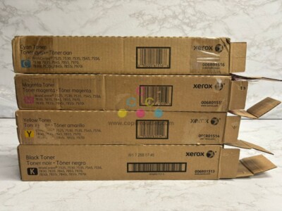 Open OEM Xerox WorkCenter7525,7545,7830,7855i,7970 CMYK Set 006R01513,14,15,16