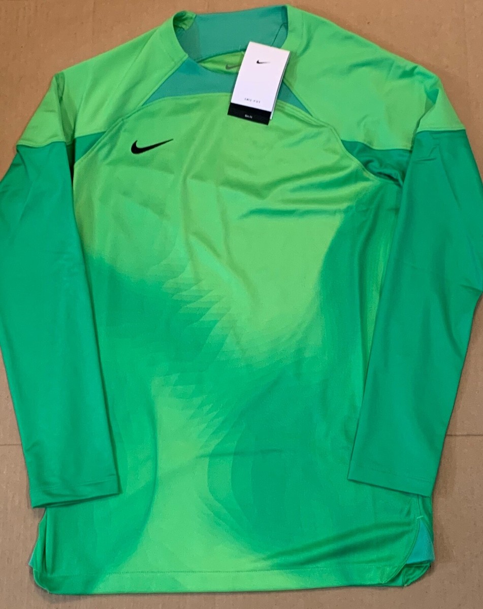 NWT $82 NIKE GOALKEEPER DRI-FIT JERSEY SHIRT Green DH7977