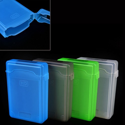 3.5'' IDE Hard Drive Disk HDD Plastic SATA Case Enclosure Cover Storage Box - Afbeelding 2 van 16