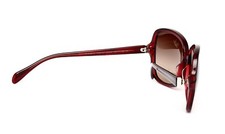 Oliver Peoples Oversized Red Sunglasses for Women for sale  display picture 3