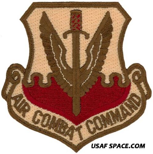 AIR FORCE AIR COMBAT COMMAND AUTHENTIC USAF DESERT PATCH NEUWERTIG **** - Bild 2 von 2