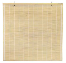 Oriental Furniture Matchstick Cordless Window Shade Natural 36 in. W x 72 in. L