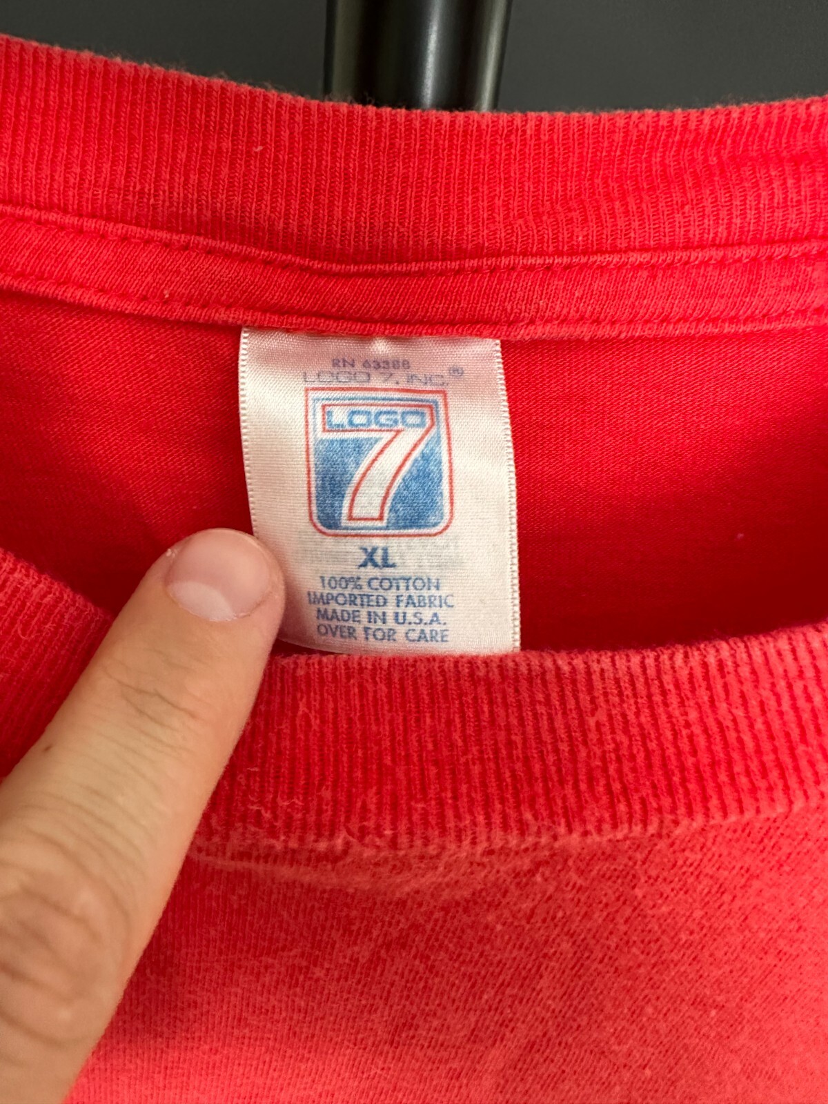 1986 Air Waves Logo7 Eagle Soaring Tshirt Men's X… - image 7