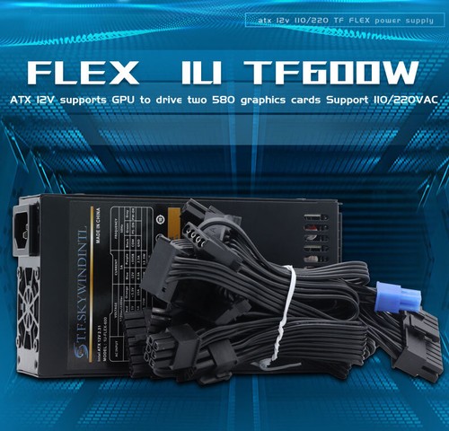 600 Watt For ENP 7660B Flex ATX PC Power Supply 1U PSU Computer Small Modular - Picture 12 of 23