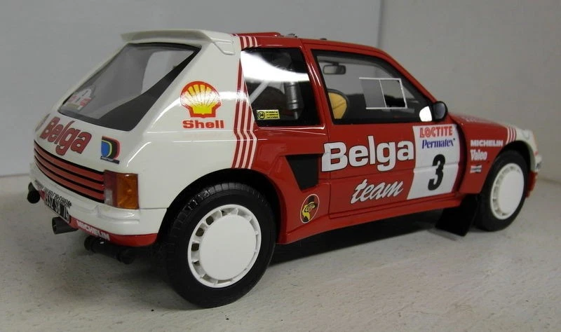 Otto Escala 1/18 Resina - OT647 Peugeot 205 T16 Grupo B Belga Rallye Foto 4 de 4