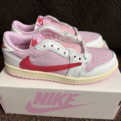 Nike Jordan 1 Low SP Travis Scott Tropical Pink PS Size 3Y IQ7605-101