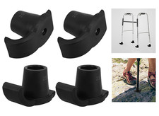 Zimmer Walking Frame Glides Standard Walkers Mobility Aid Cap Feet - 4 Pack