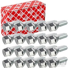 20x FEBI RADSCHRAUBEN SATZ 51mm KEGELBUND F für ALUFELGEN & STAHLFELGEN
