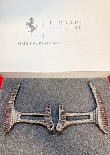 OEM Ferrari 488 F8 812 GTC Portofino Carbon Fiber Paddle shifter 0265005499 NEW - Picture 1 of 5