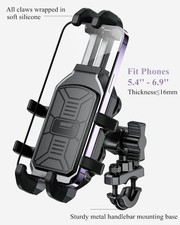 Phone Holder Fit 12mm - 32mm handlebars motorcycle bike E-bike electric scooter