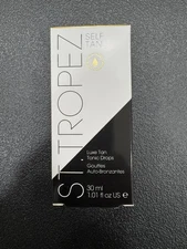 St. Tropez Self Tan Luxe Tan Tonic Drops- 1.01 oz / 30 ml New In Box