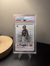 2024 Court Kings Rob Dillingham 149/149 Works In Progress-Ruby RC PSA10 GEM
