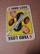 1971 TOPPS FOOTBALL GAME CARD BART STARR GREEN BAY PACKERS #50 OF 52