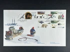 Canada 1995 FDC Arctic Inuit Life 45¢ Multiple Stamps Iqaluit NT First Day Cover