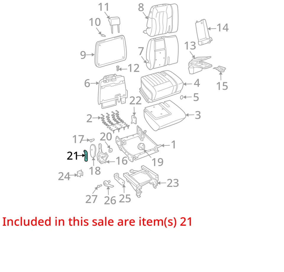 FITS 2001-2008 BUICK PONTIAC RENDEZVOUS AZTEK HANDLE 89046145 -  NEW OEM - Image 3 of 4