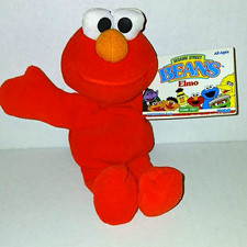 Tyco Sesame Street Beans Elmo Mini Plush Toy With Tags Vintage 1997