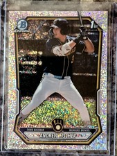 2026 Bowman Andrew Fischer 1st Chrome Prospect Speckle Refractor /299 #BCP-149