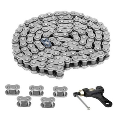  428H Motorcycle Chain with Chain Breaker, Heavy Duty 114 Links #428H chain