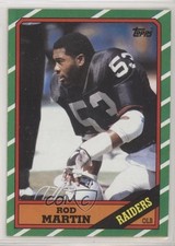 1986 Topps Rod Martin #71 00ah