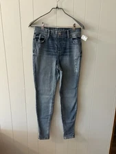NWT Maurice’s Women’s Small Jeans Super High Rise Light Wash Stretch Pull On JB1