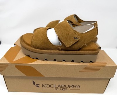New UGG Koolaburra Tizz Lightweight Sandal  Women's Size 6 Brown