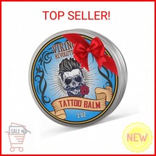 Viking Revolution Tattoo Care Balm for Before, During  Post Tattoo Safe, Natura