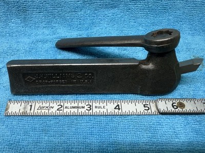 J. H. Williams Lathe Tool 5/16  Stock Holder & Armstrong 7/16  Sq. Tool Wrench