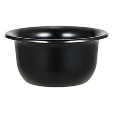Reusable Black Shaving Soap Bowl Durable Shaving Cream Bowl for Smooth Lather