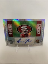 2025 Panini Donruss Optic Bryce Huff Hashmarks Prizm Auto Holo 49ers