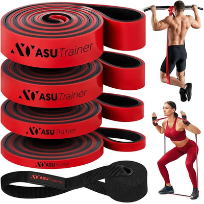 #ad Heavy Duty Exercise Resistance Bands 4 Fitness GYM Powerlift Pull Up Assist Band $34.99