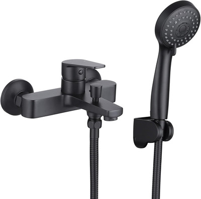 Bathtub Faucet with Sprayer, Tub Spout with Diverter Bathroom Wall Mount Tub Fil