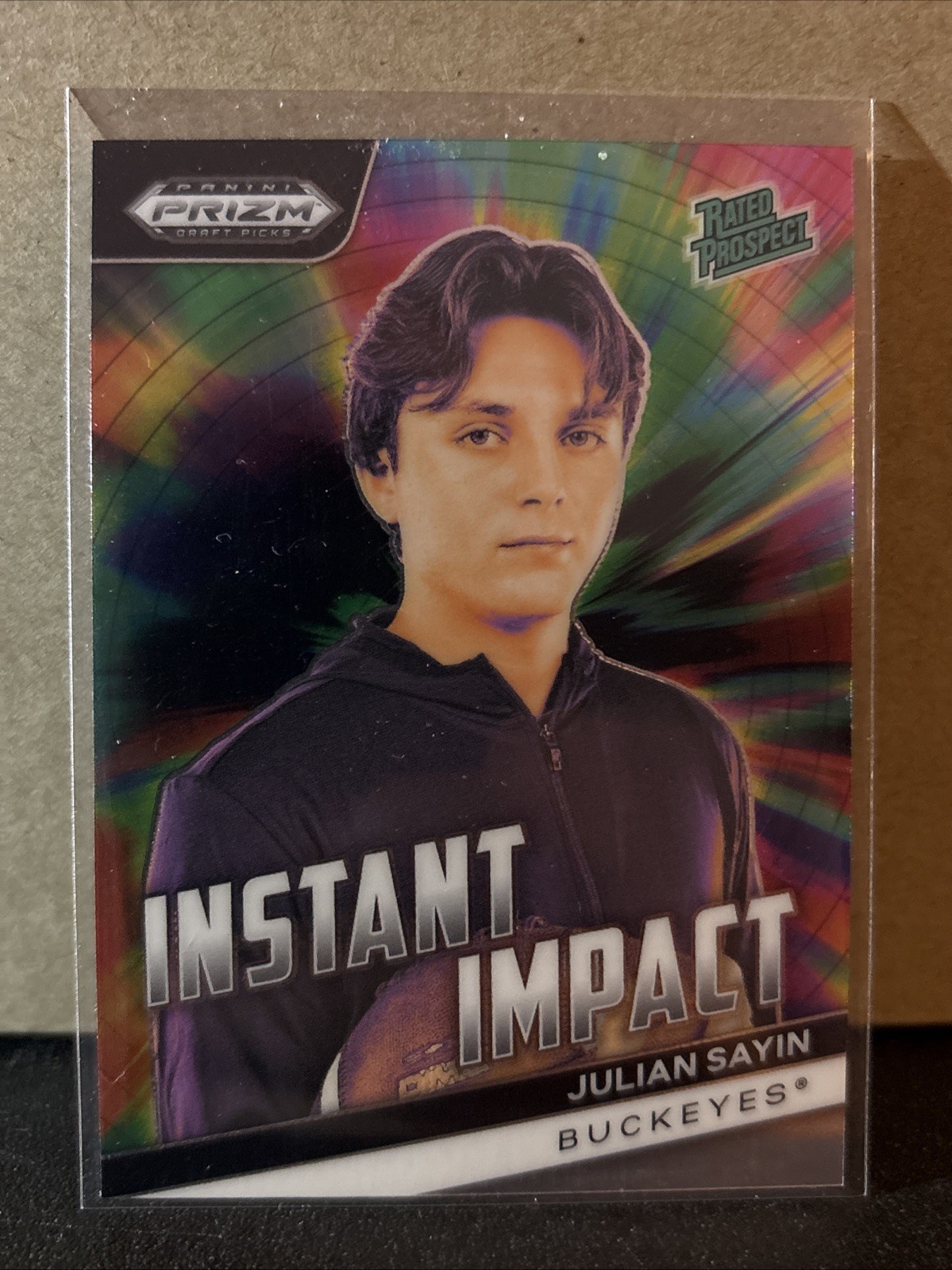 2024 Panini Prizm Draft Picks Instant Impact Julian Sayin RC Ohio State