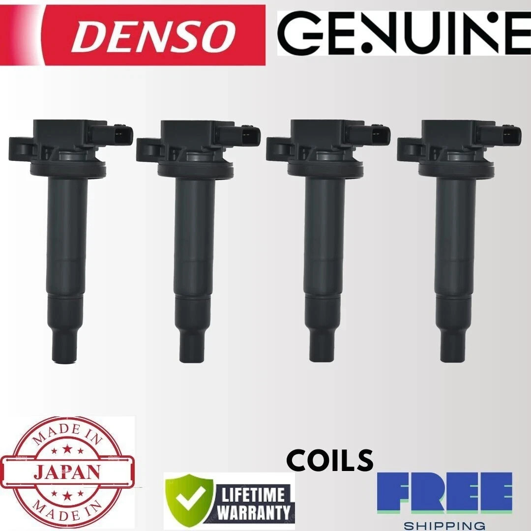 DENSO x4 Ignition Coils Fits 2000-2016 Scion xA xB Toyota Yaris I4 90919-02265