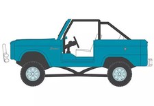 1/64 Greenlight 1967 Ford Bronco Doors Removed Teal All-Terrain 8 35130