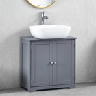 Bathroom Sink Cabinet Under Basin Cupboard Storage Unit Bathroom Furniture Grey