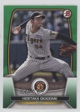 2023 Bowman NPB Nippon Professional Baseball Green 81/99 Hidetaka Okadome oh8