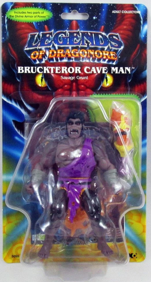 Bruckteror Cave Man Legends of Dragonore le héros vintage Formo Toys